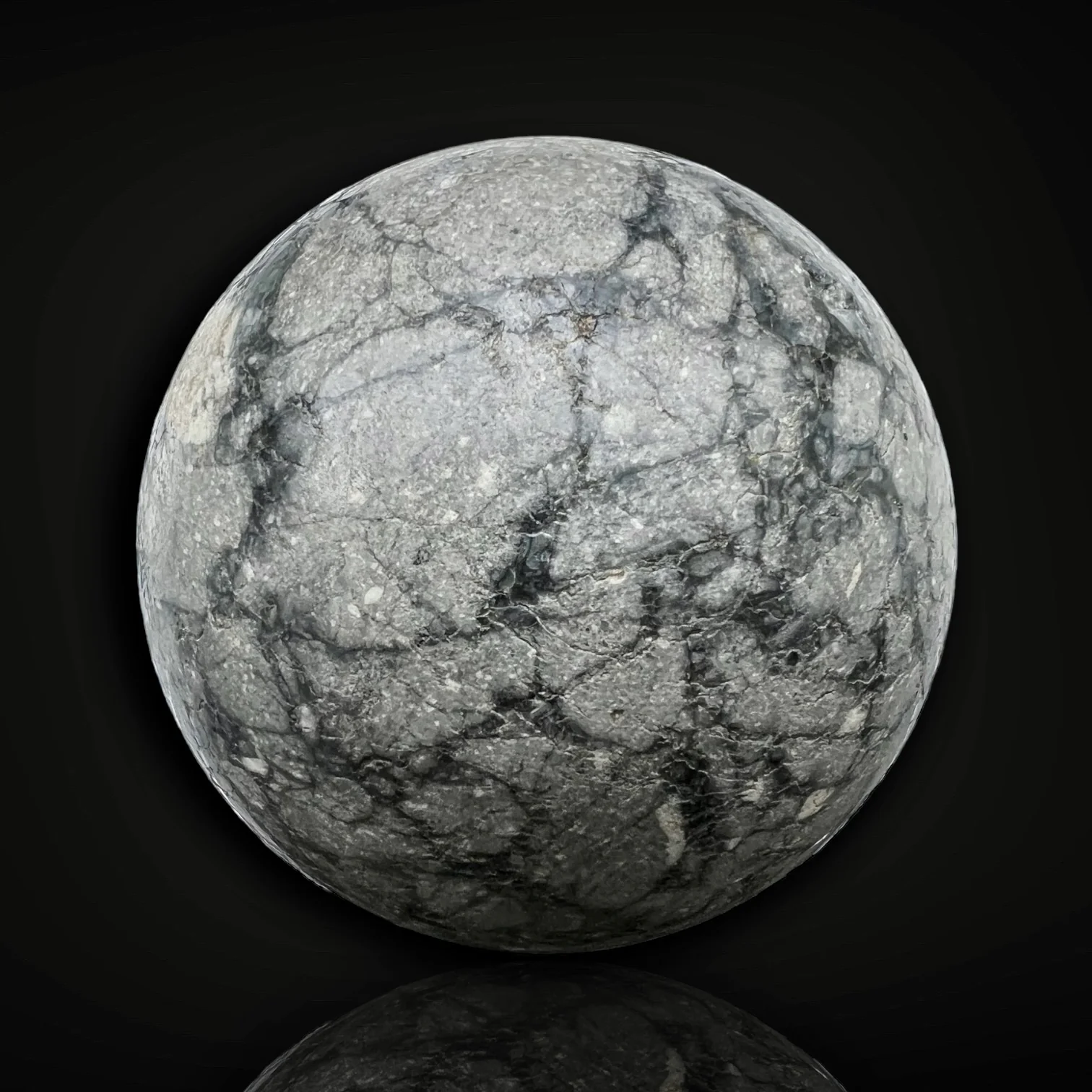 Lunar Meteorite Sphere, Gadamis, Libya - Image 5