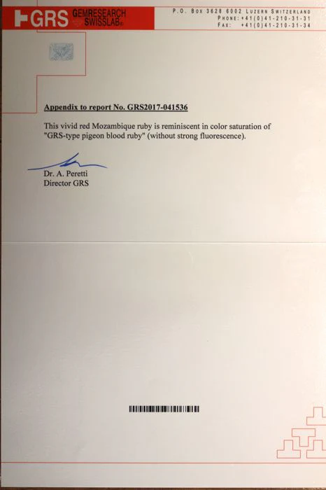 Unheated Vivid Red Ruby, 2.27 carats - Image 6